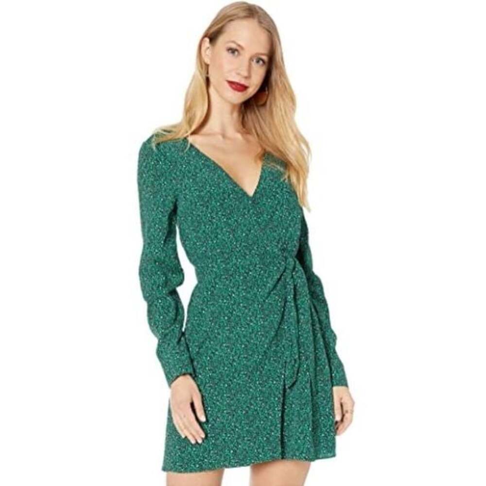 Sanctuary Stay the Night Printed Wrap Dress